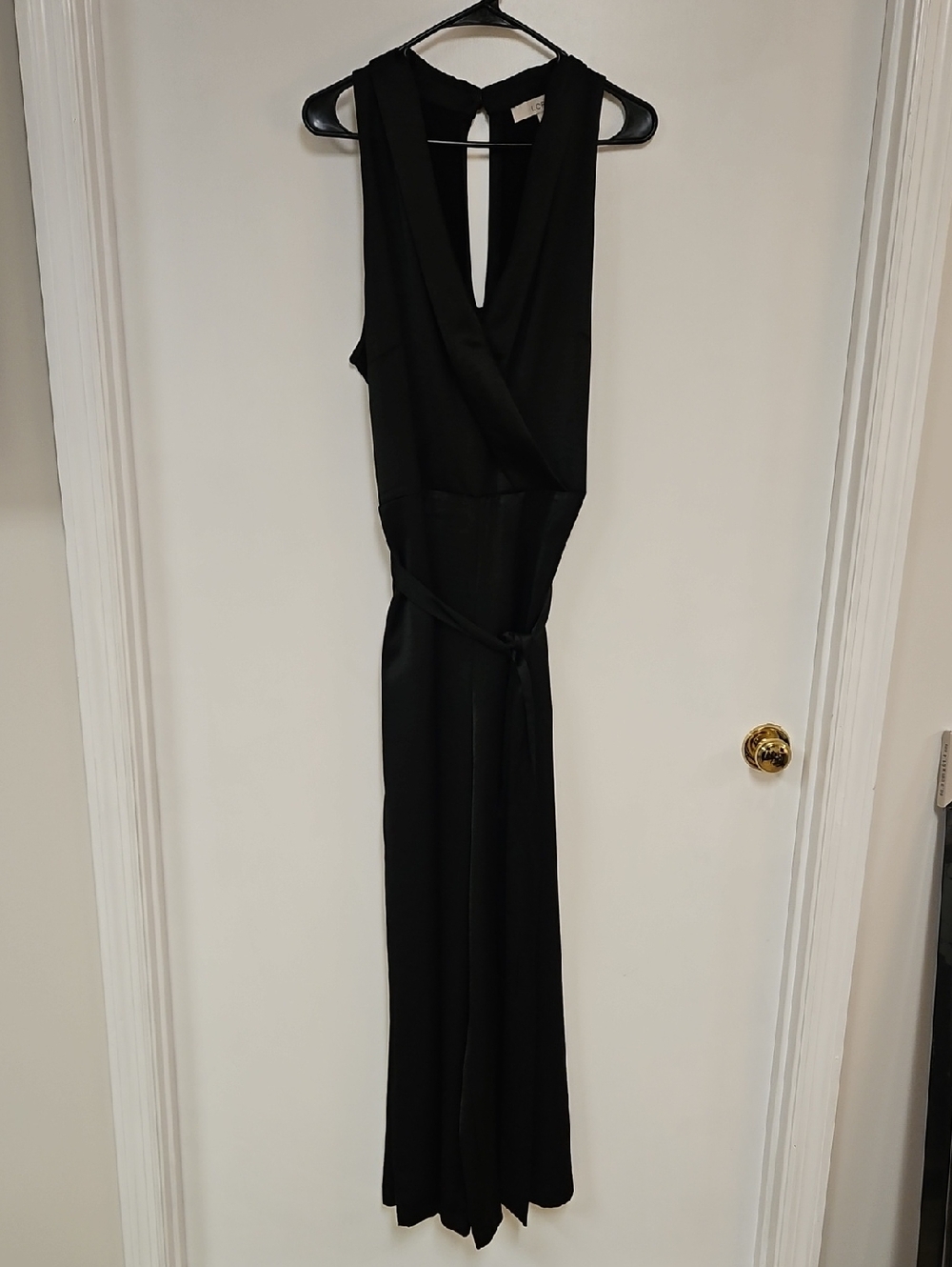Anne Taylor LOFT Black Sleeveless Dress Jumpsuit
